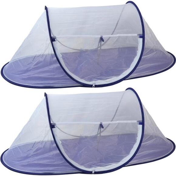 Iconikal Jumbo Folding Mesh Wind-Resistant Food Tent, 43 x 21-Inches, 2-Pack - Picture 1 of 7